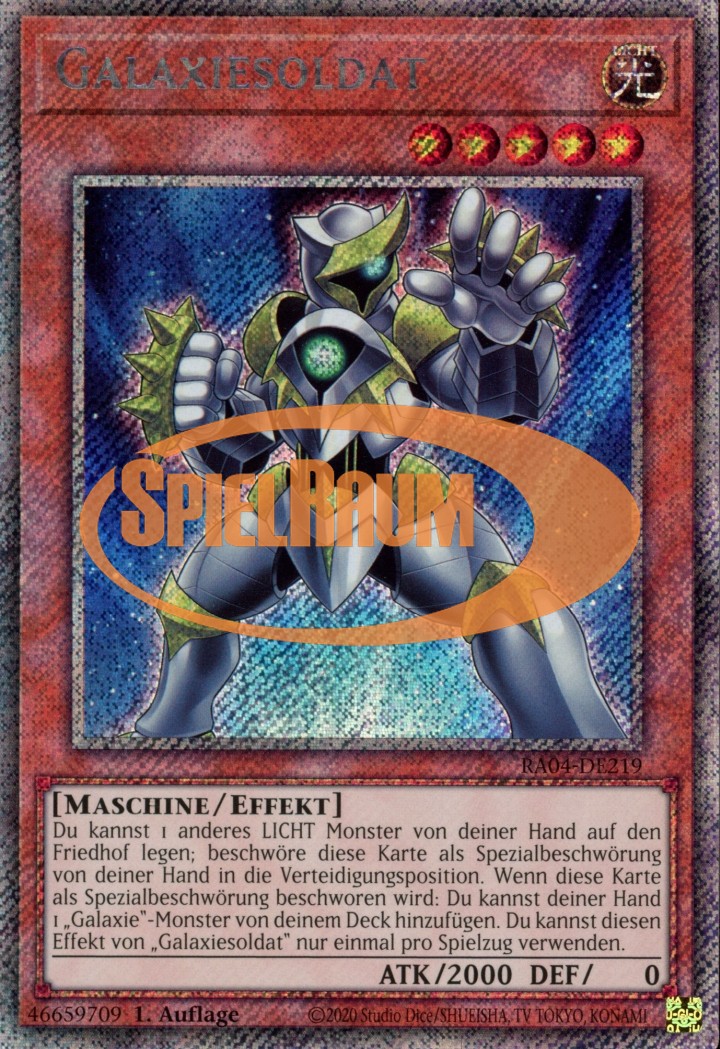 Galaxy Soldier (V.1 - Platinum Secret Rare)