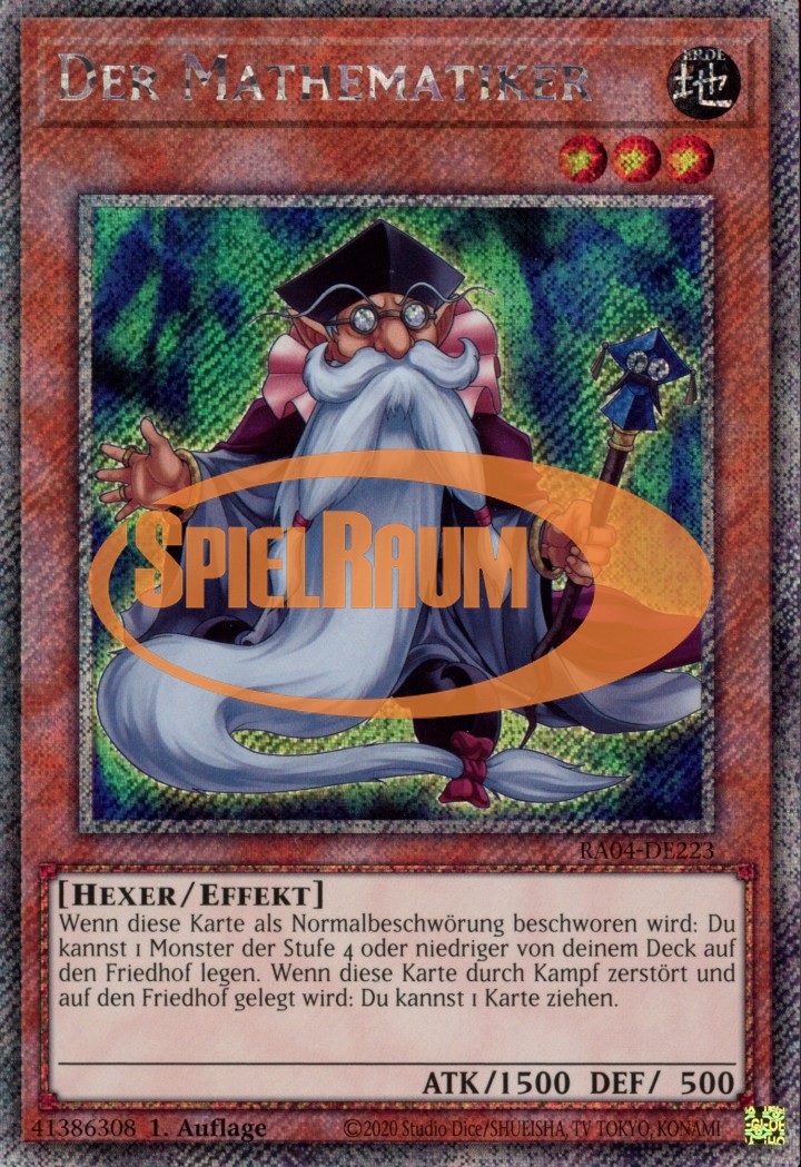 Mathematician (V.1 - Platinum Secret Rare)