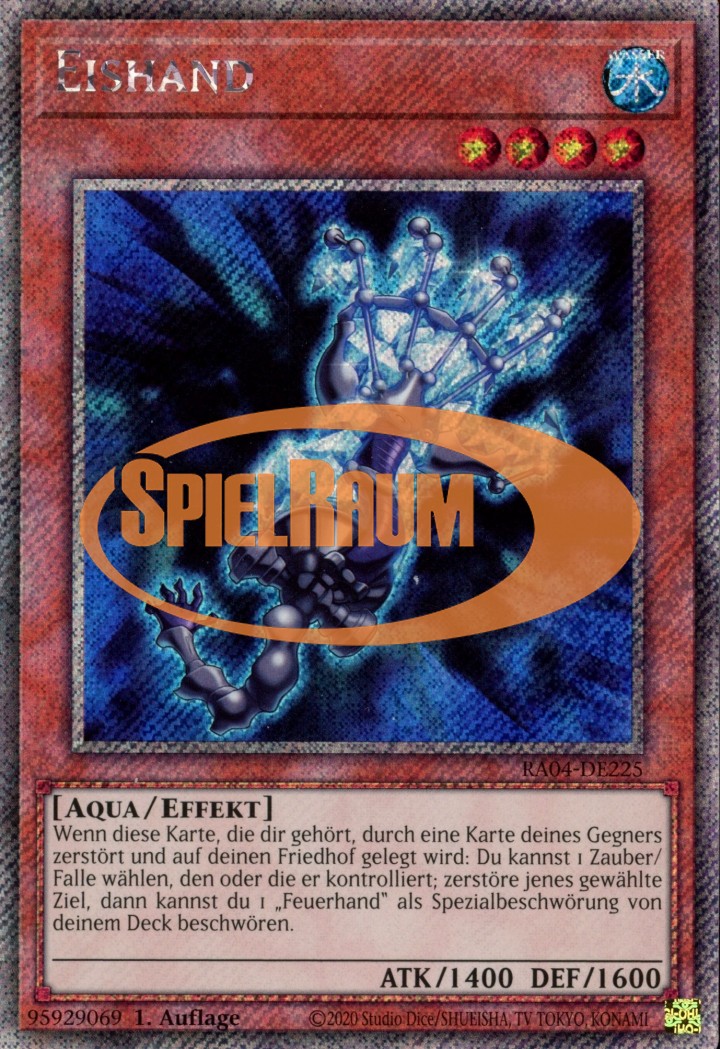 Ice Hand (V.1 - Platinum Secret Rare)
