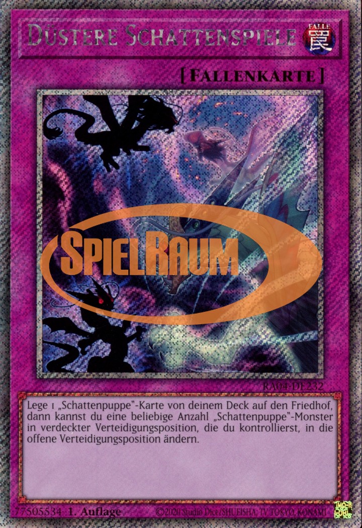 Sinister Shadow Games (V.1 - Platinum Secret Rare)