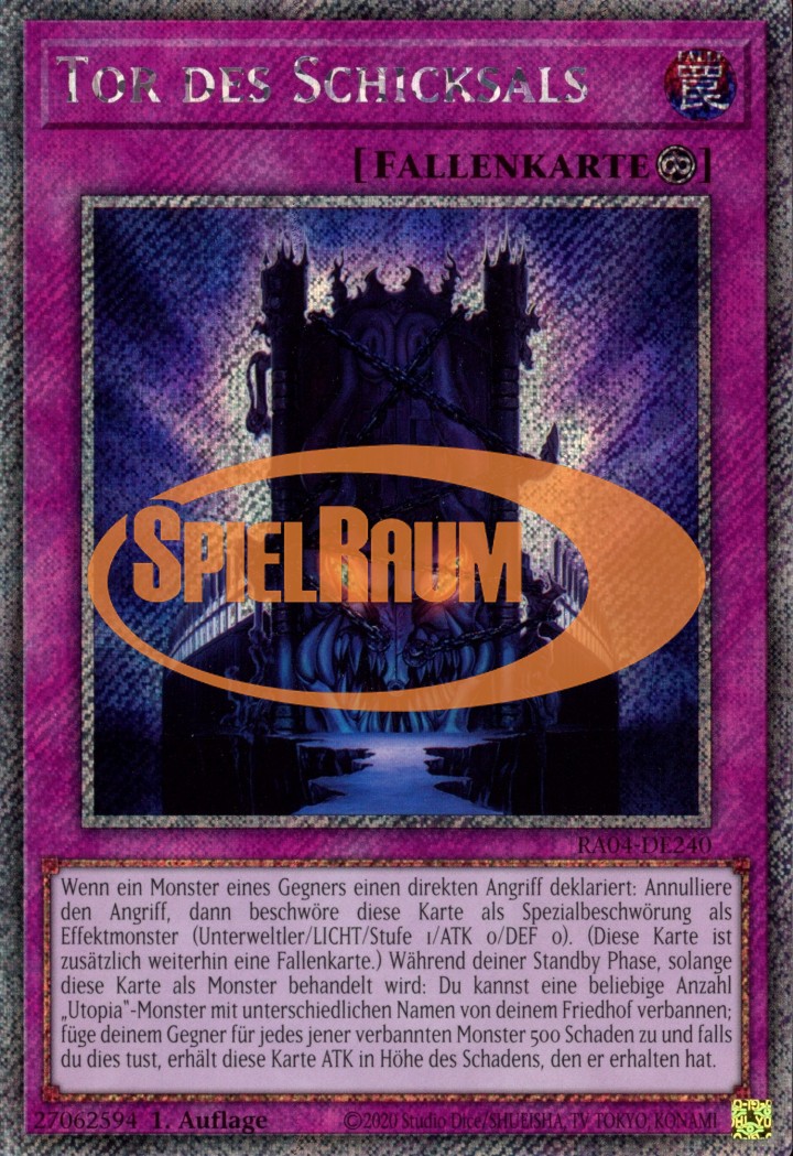 The Door of Destiny (V.1 - Platinum Secret Rare)