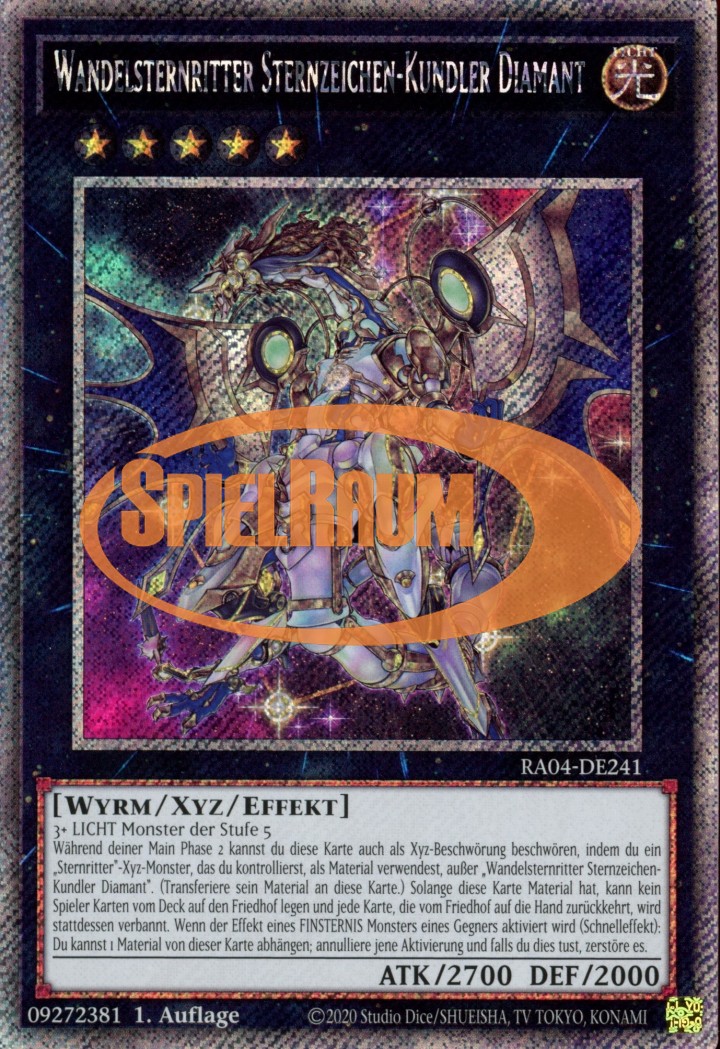 Stellarknight Constellar Diamond (V.1 - Platinum Secret Rare)