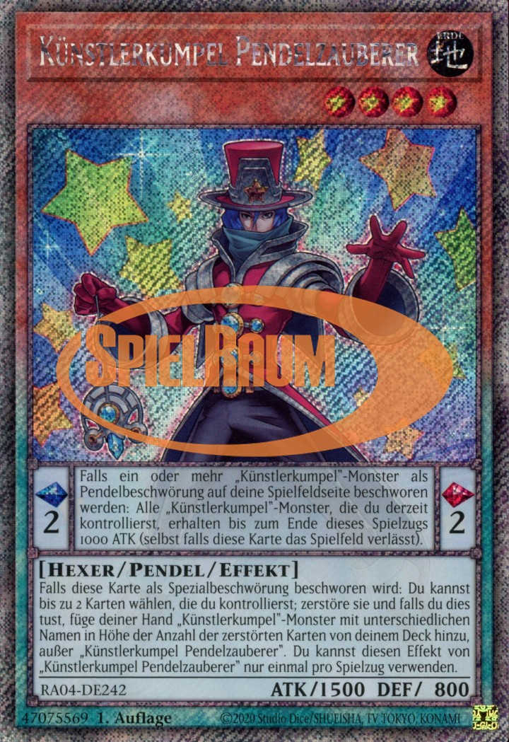Performapal Pendulum Sorcerer (V.1 - Platinum Secret Rare)