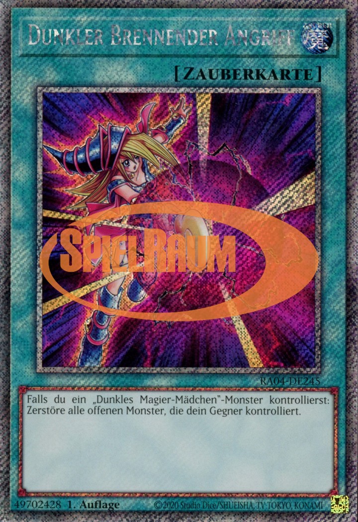 Dark Burning Attack (V.1 - Platinum Secret Rare)