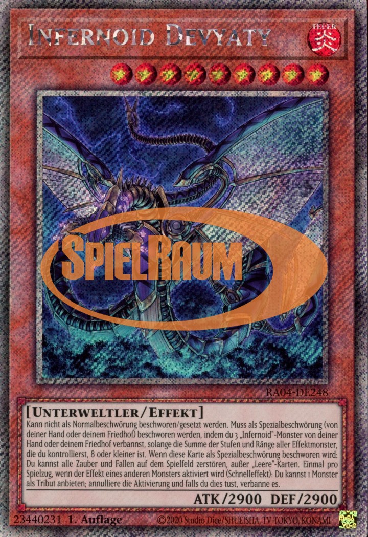 Infernoid Devyaty (V.1 - Platinum Secret Rare)
