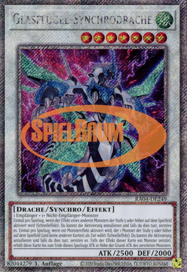 Clear Wing Synchro Dragon (V.1 - Platinum Secret Rare)