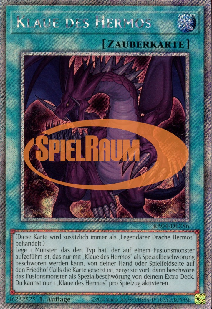 The Claw of Hermos (V.1 - Platinum Secret Rare)