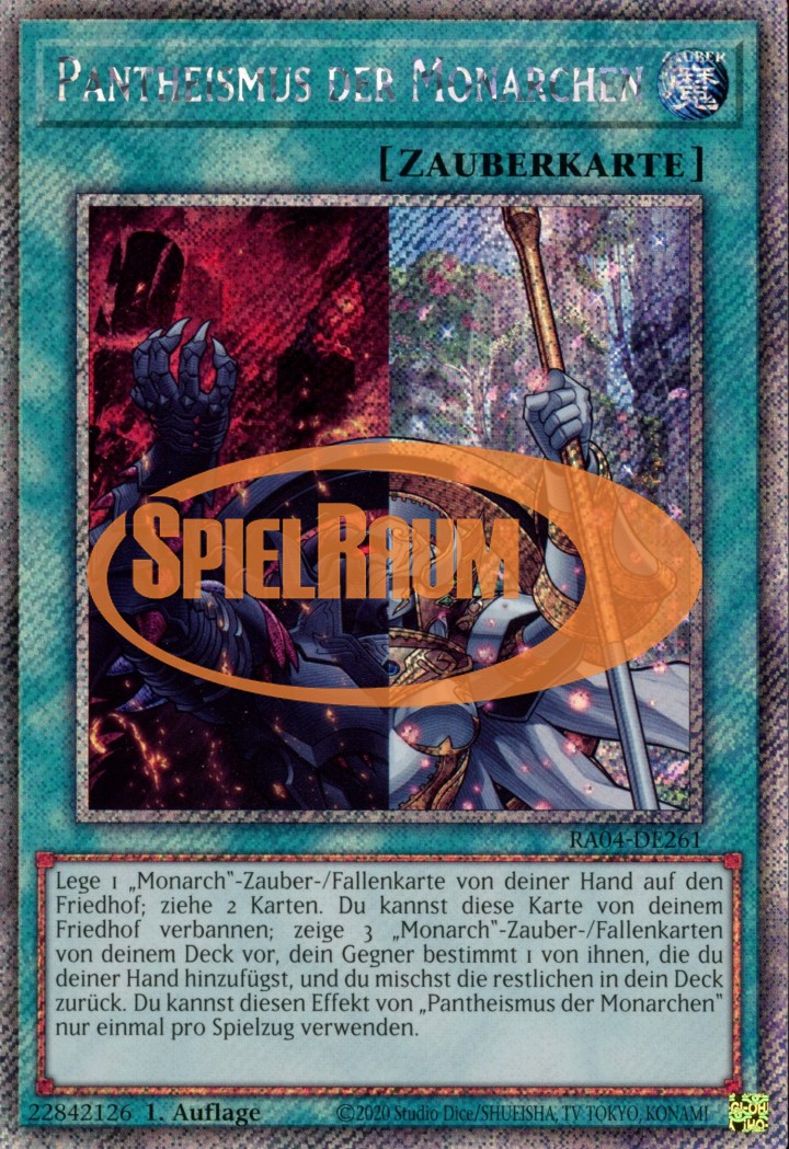 Pantheism of the Monarchs (V.1 - Platinum Secret Rare)