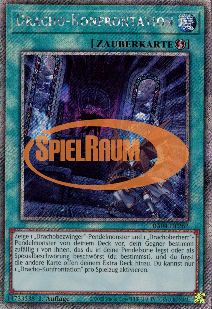 Draco Face-Off (V.1 - Platinum Secret Rare)