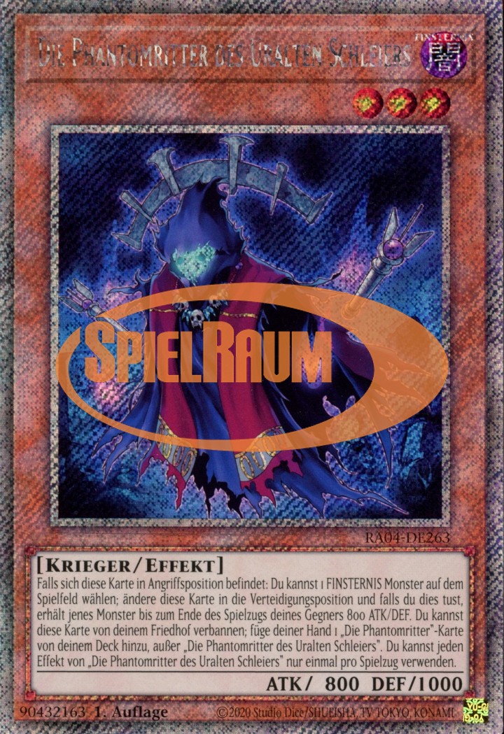 The Phantom Knights of Ancient Cloak (V.1 - Platinum Secret Rare)
