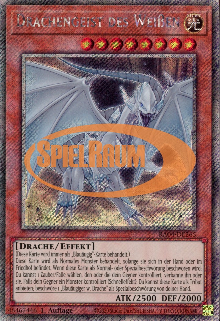 Dragon Spirit of White (V.1 - Platinum Secret Rare)