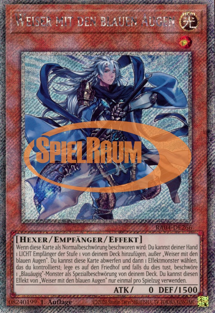 Sage with Eyes of Blue (V.1 - Platinum Secret Rare)