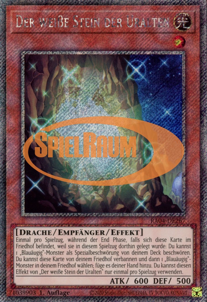 The White Stone of Ancients (V.1 - Platinum Secret Rare)