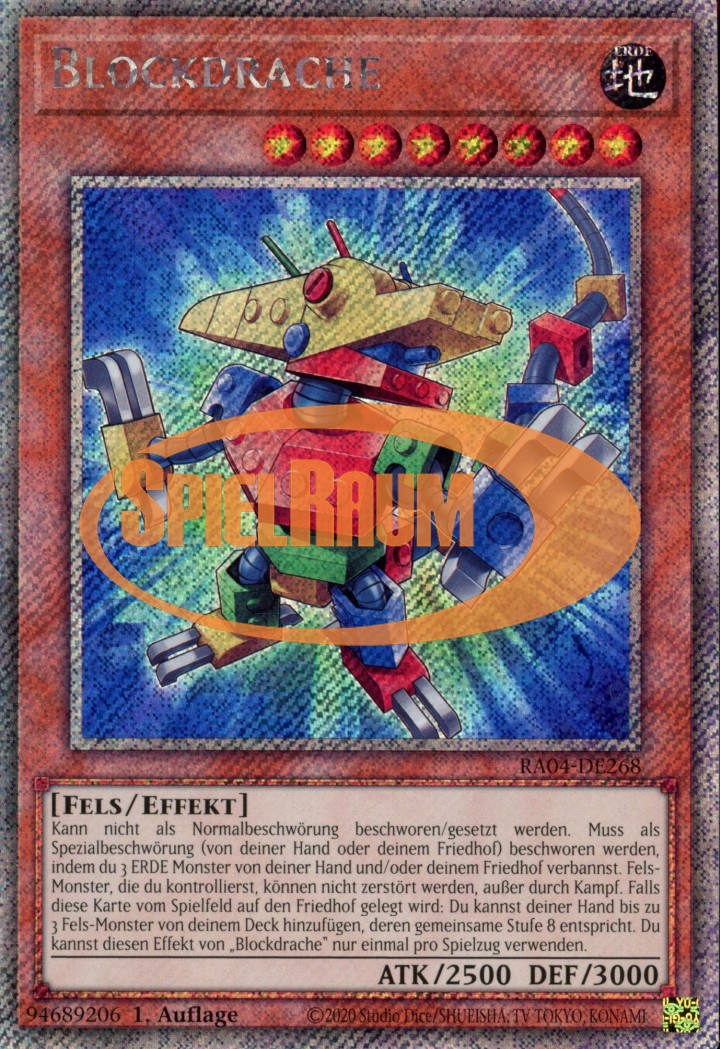 Block Dragon (V.1 - Platinum Secret Rare)