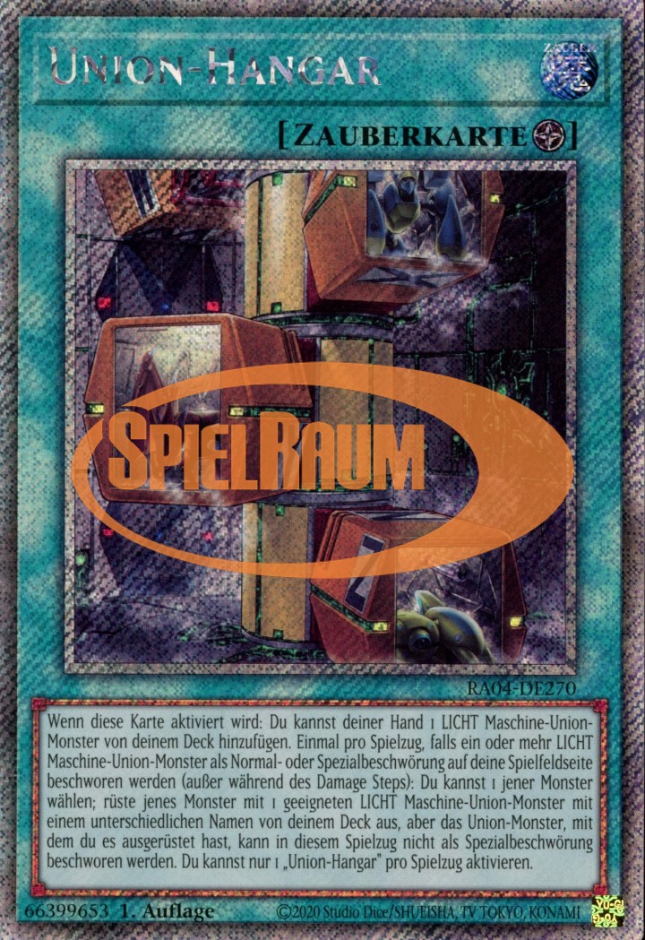 Union Hangar (V.1 - Platinum Secret Rare)