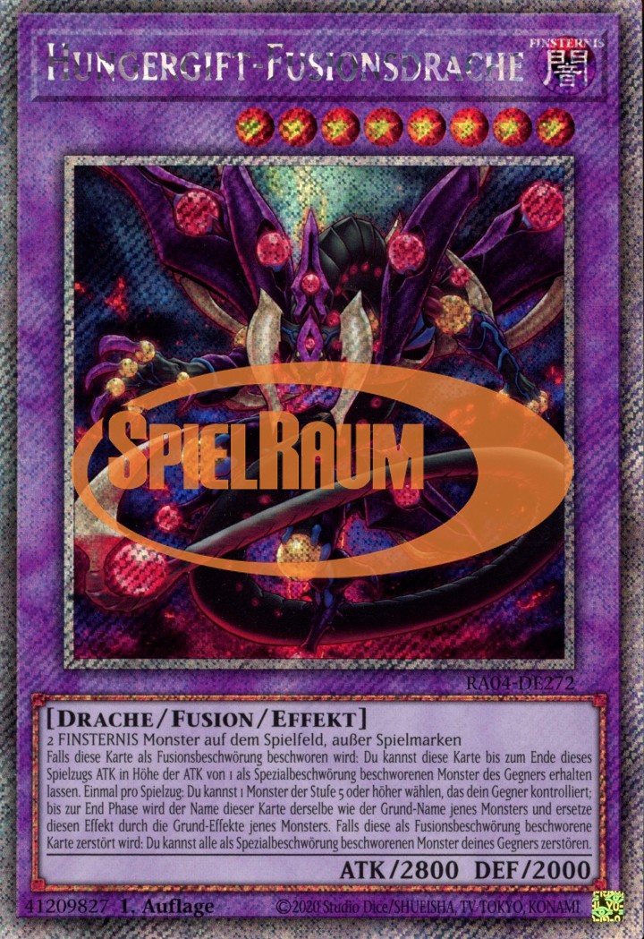 Starving Venom Fusion Dragon (V.1 - Platinum Secret Rare)