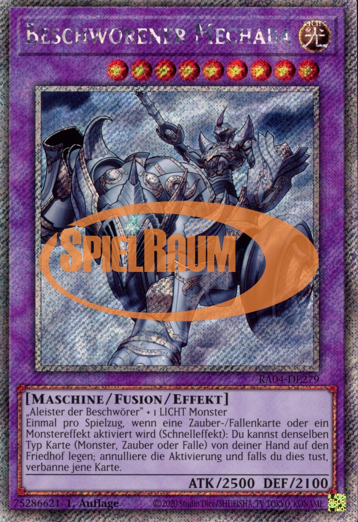 Invoked Mechaba (V.1 - Platinum Secret Rare)