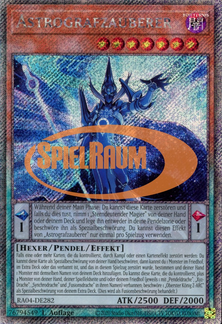 Astrograph Sorcerer (V.1 - Platinum Secret Rare)