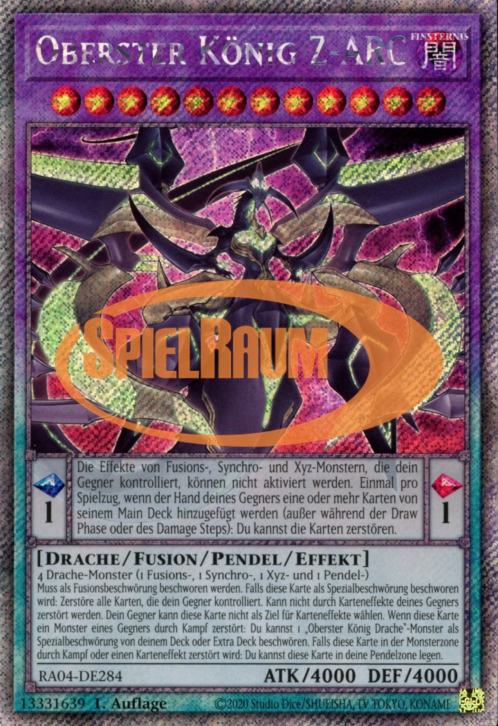 Supreme King Z-ARC (V.1 - Platinum Secret Rare)