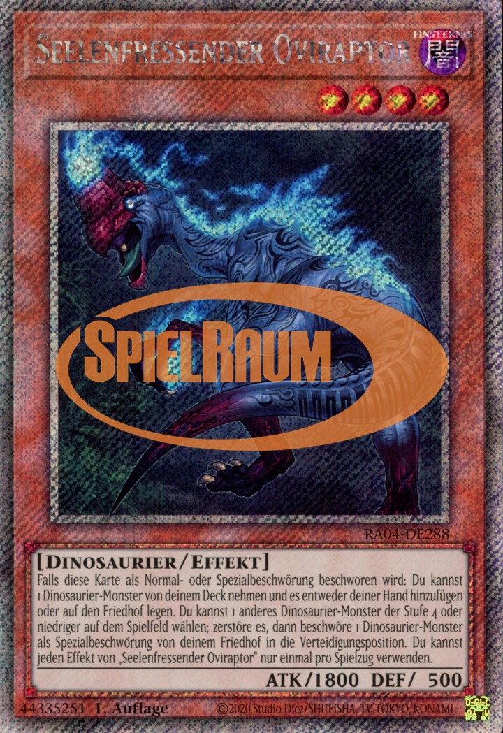 Souleating Oviraptor (V.1 - Platinum Secret Rare)