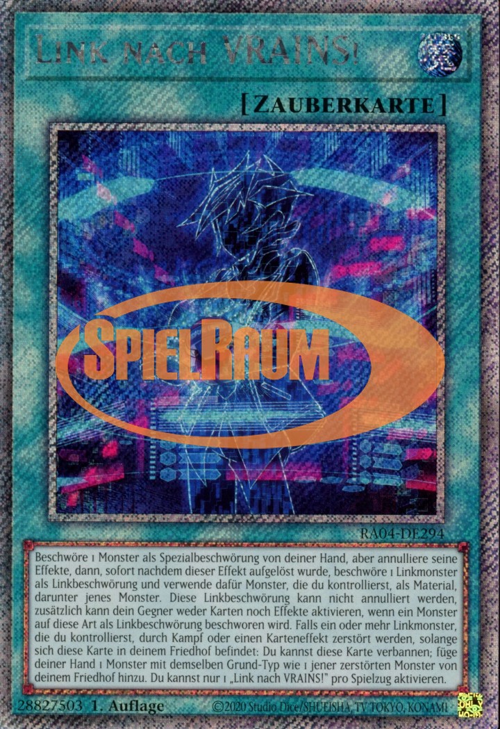 Link into the VRAINS! (V.1 - Platinum Secret Rare)