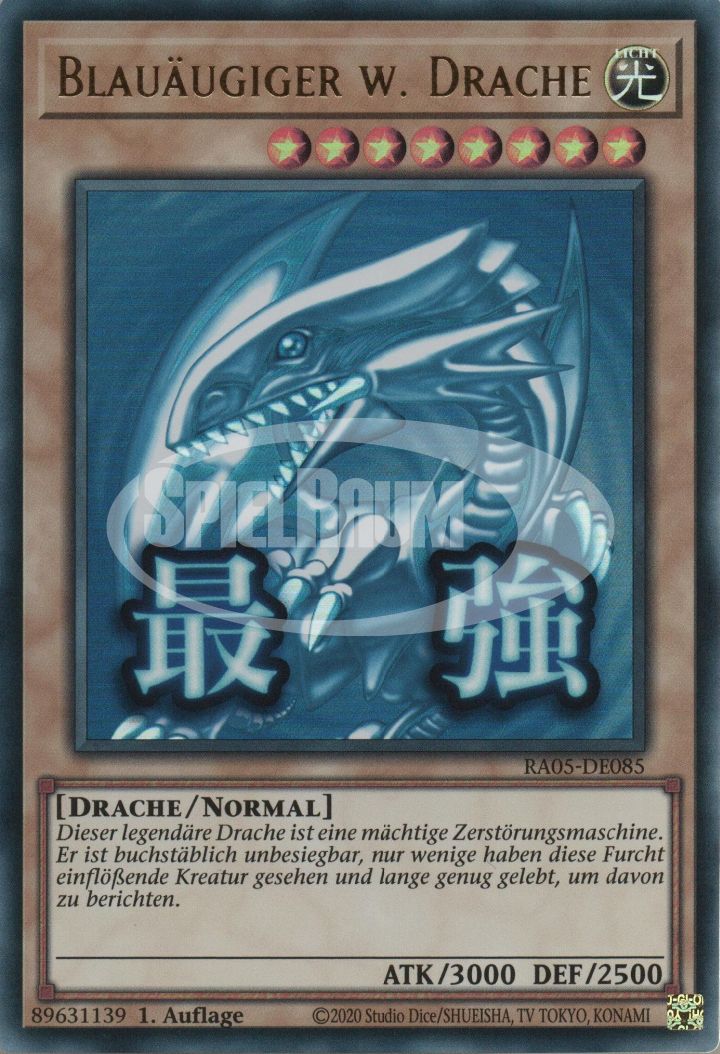 Blue-Eyes White Dragon (V.1 - Ultra Rare)