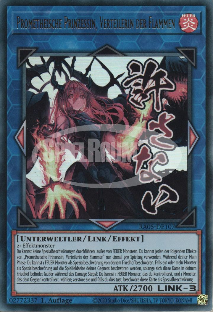Promethean Princess, Bestower of Flames (V.1 - Ultra Rare)