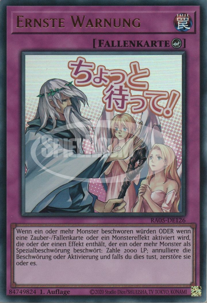 Solemn Warning (V.1 - Ultra Rare)