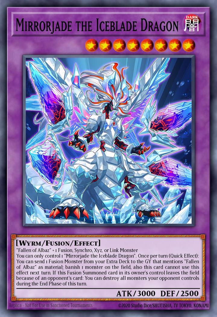 Mirrorjade the Iceblade Dragon (V.1 - Ultra Rare)