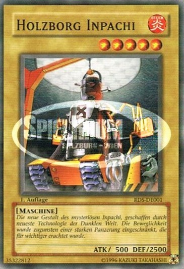 Woodborg Inpachi Single: Yu-Gi-Oh! Rise of Destiny Einzelkarte