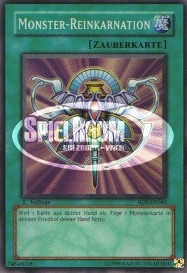 Monster Reincarnation (V.2 - Ultimate Rare) Single: Yu-Gi-Oh! Rise of Destiny Einzelkarte