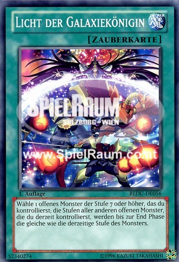 Galaxy Queen's Light Single: Yu-Gi-Oh! Return of the Duelist Einzelkarte