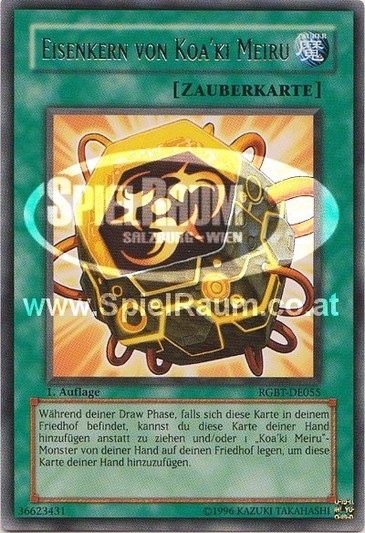 Iron Core of Koa'ki Meiru (V.1 - Rare) Single: Yu-Gi-Oh! Raging Battle Einzelkarte