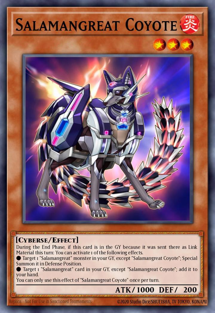 Salamangreat Coyote Single: Yu-Gi-Oh! Rising Rampage Einzelkarte