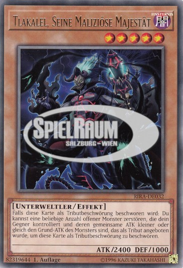 Tlakalel, His Malevolent Majesty (V.1 - Rare)