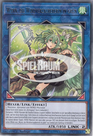 Wynn the Wind Charmer, Verdant (V.1 - Rare)