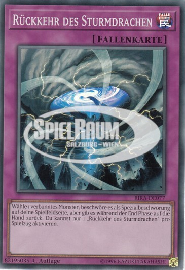 Storm Dragon's Return (V.2 - Starlight Rare) Single: Yu-Gi-Oh! Rising Rampage Einzelkarte