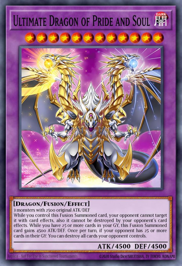 Ultimate Dragon of Pride and Soul Single: Yu-Gi-Oh! Rage of the Abyss Einzelkarte