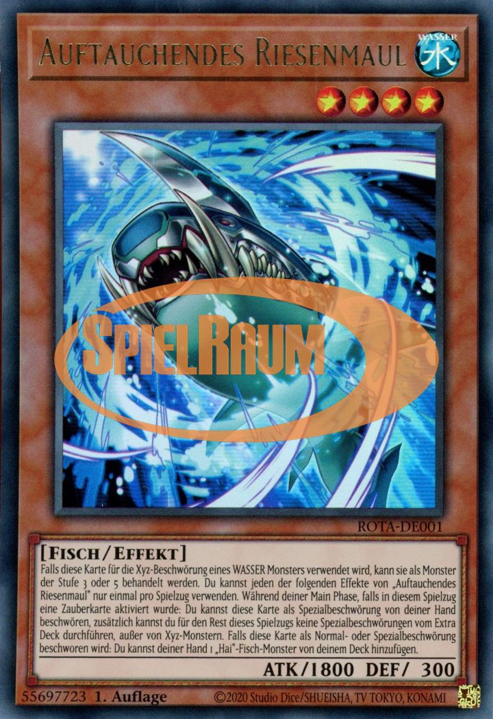 Surfacing Big Jaws (V.1 - Ultra Rare) Single: Yu-Gi-Oh! Rage of the Abyss Einzelkarte