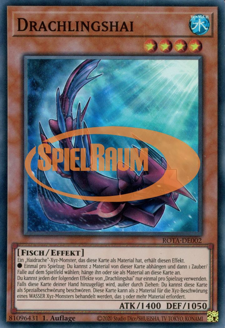 Drake Shark Single: Yu-Gi-Oh! Rage of the Abyss Einzelkarte