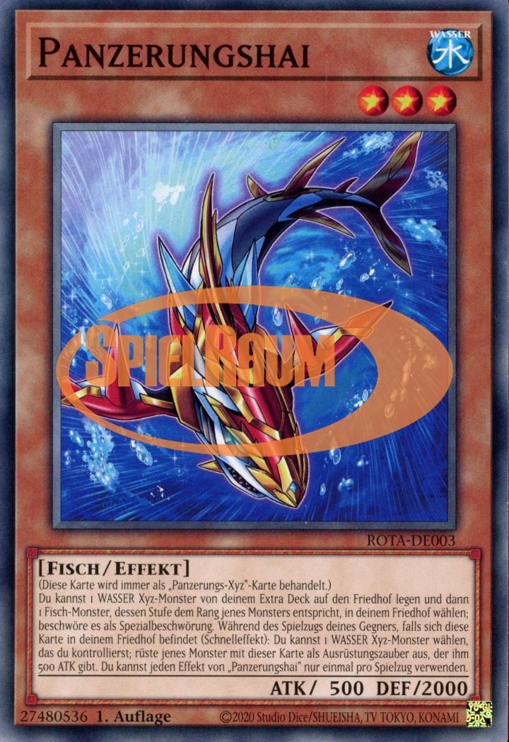 Armored Shark Single: Yu-Gi-Oh! Rage of the Abyss Einzelkarte