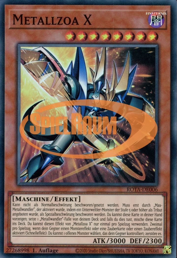 Metalzoa X Single: Yu-Gi-Oh! Rage of the Abyss Einzelkarte