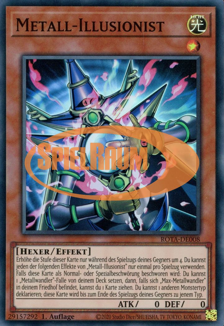 Metal Illusionist Single: Yu-Gi-Oh! Rage of the Abyss Einzelkarte