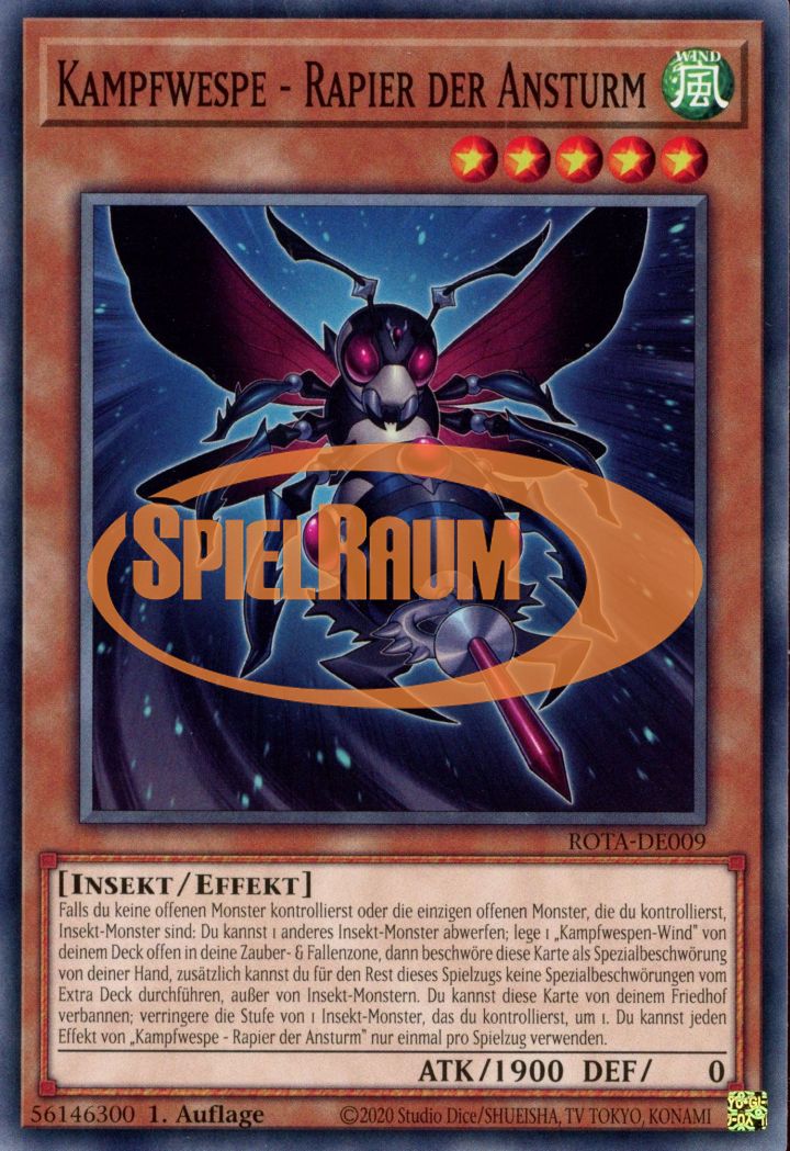 Battlewasp - Rapier the Onslaught Single: Yu-Gi-Oh! Rage of the Abyss Einzelkarte