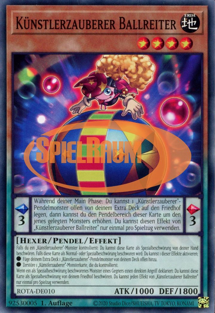 Performage Ball Balancer Single: Yu-Gi-Oh! Rage of the Abyss Einzelkarte