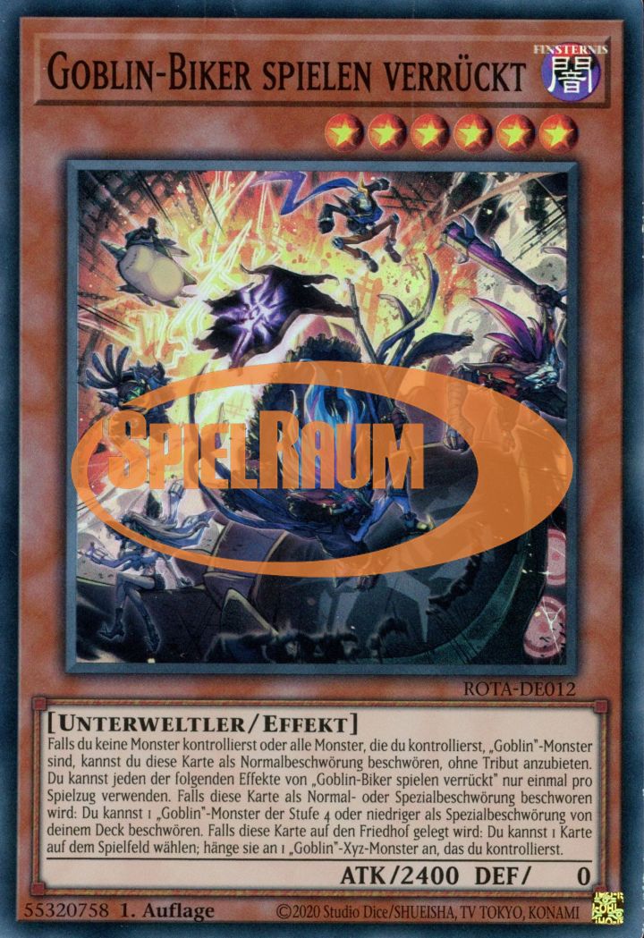 Goblin-Biker spielen verrückt: Yu-Gi-Oh! Karte kaufen - SpielRaum