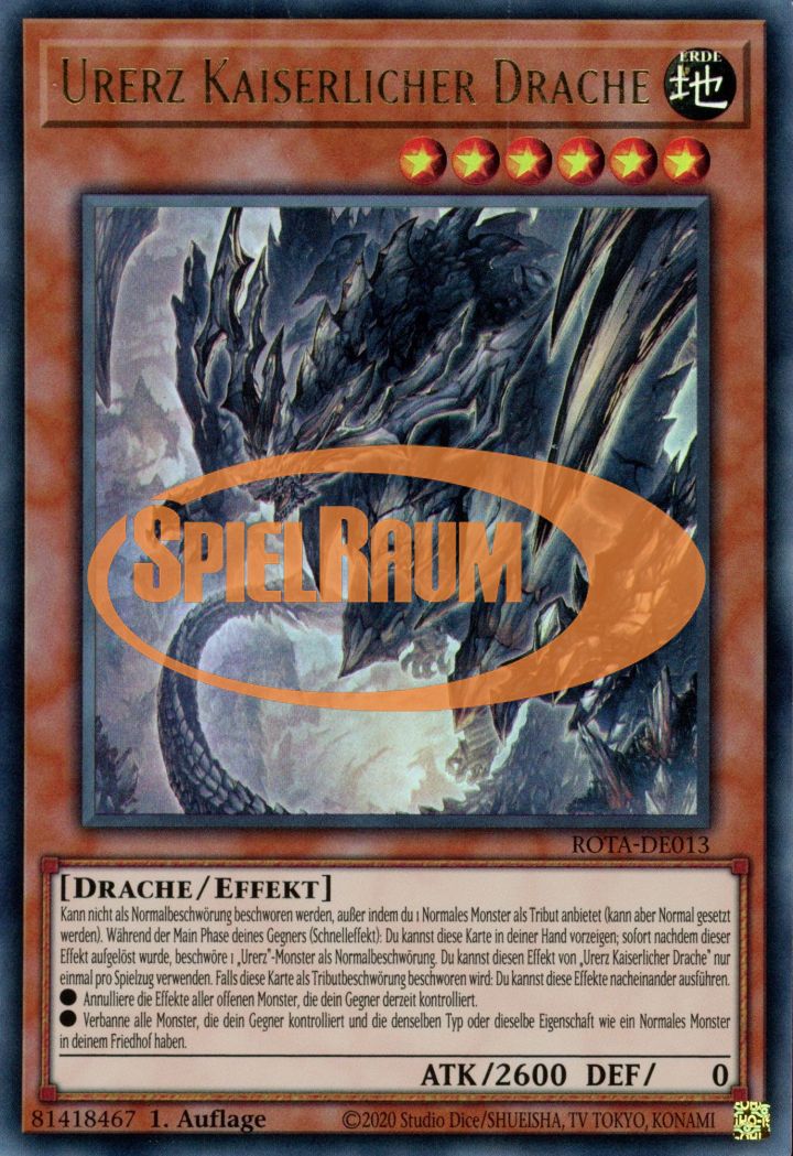 Primite Imperial Dragon (V.2 - Quarter Century Secret Rare) Single: Yu-Gi-Oh! Rage of the Abyss Einzelkarte