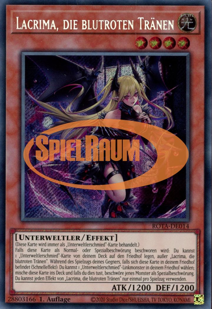 Lacrima, die blutroten Tränen: Yu-Gi-Oh! Karte kaufen - SpielRaum