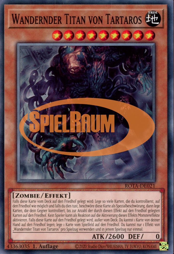 Wandering Titan of Tartarus Single: Yu-Gi-Oh! Rage of the Abyss Einzelkarte