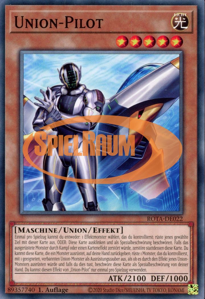 Union Pilot Single: Yu-Gi-Oh! Rage of the Abyss Einzelkarte